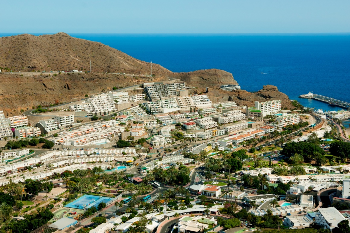 'Puerto Rico resort in Gran Canaria, bird view' - Gran Canaria